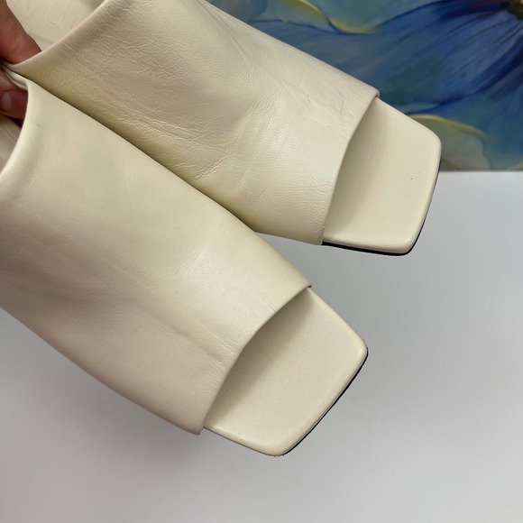 AEYDE Raf Sandal In Creamy Leather Size 39 - Picture 6 of 13